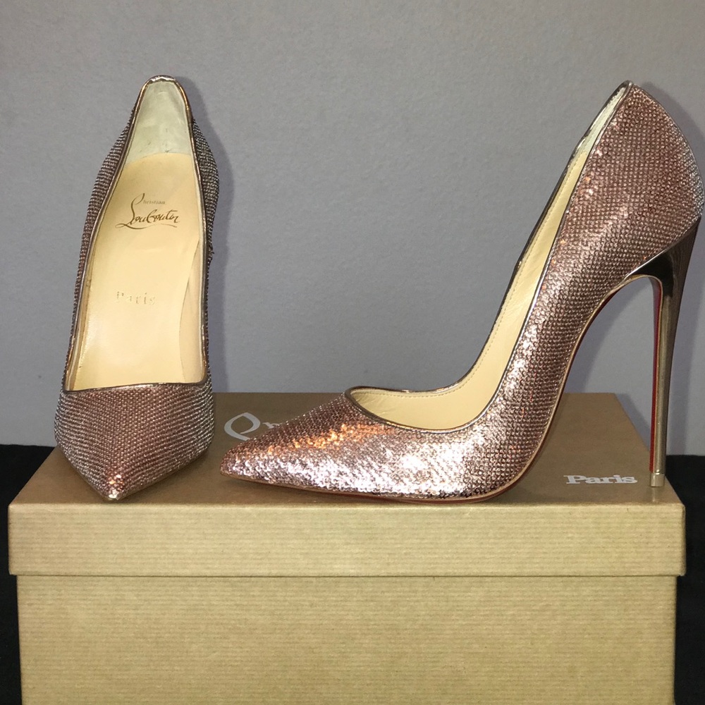 SOLD-Christian Louboutin So Kate 120mm Pailette - Picture 1 of 3